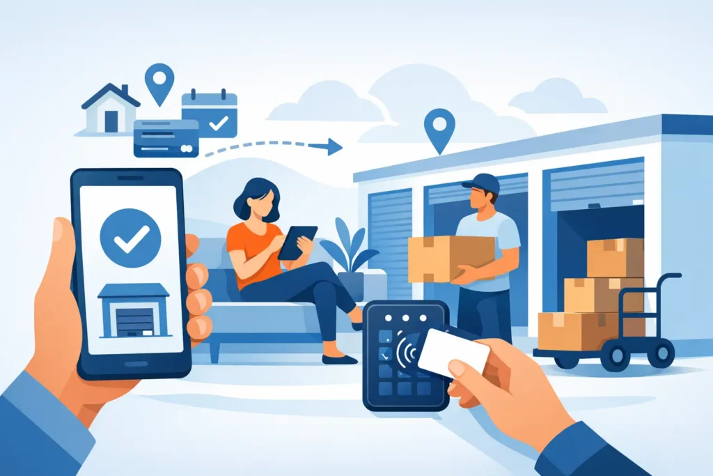 How the Contactless Storage Rental Process Works
