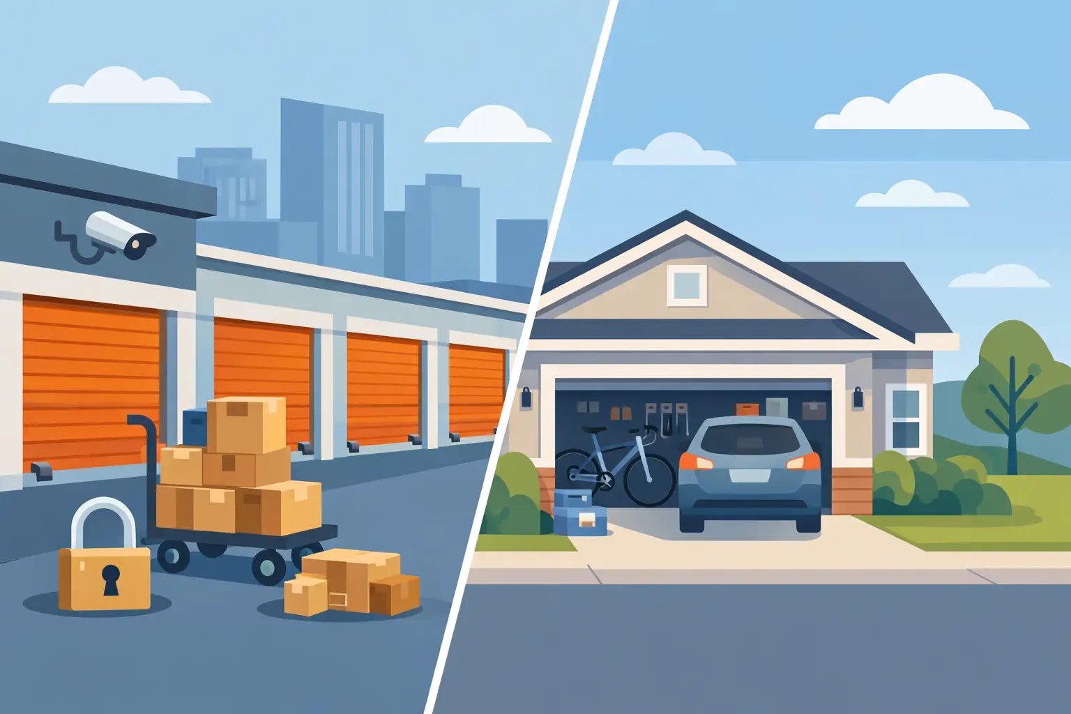 Self Storage Versus Garage Rental