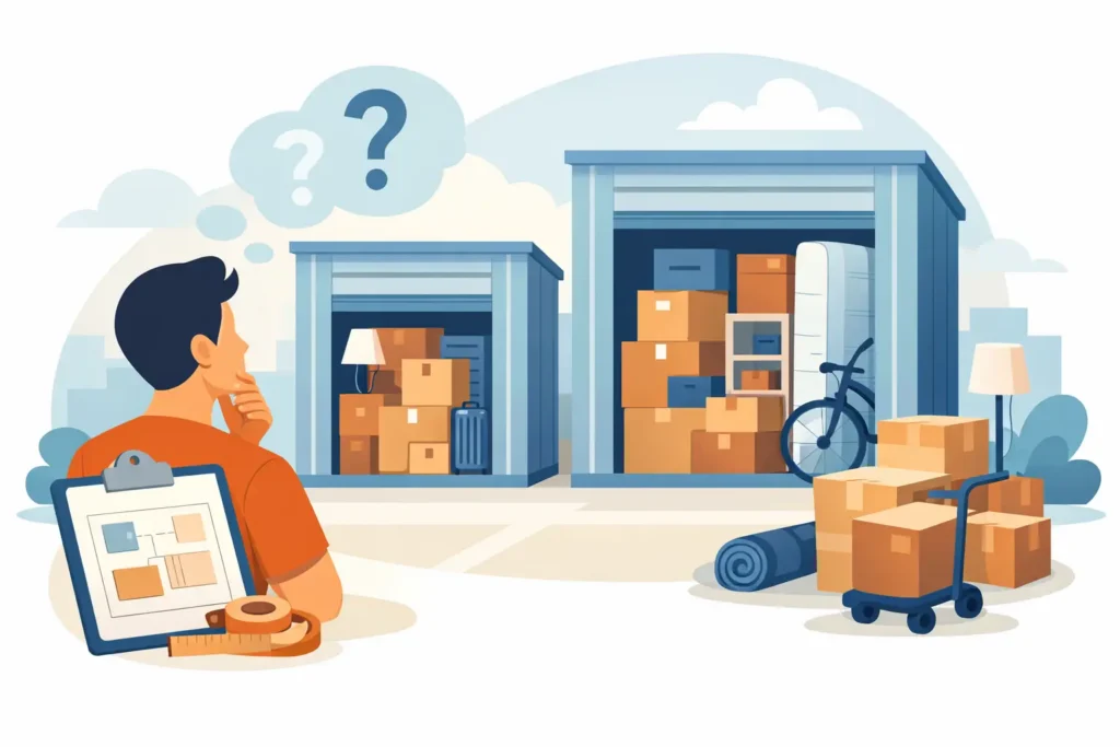 How to Choose Storage Unit Size for Your Move