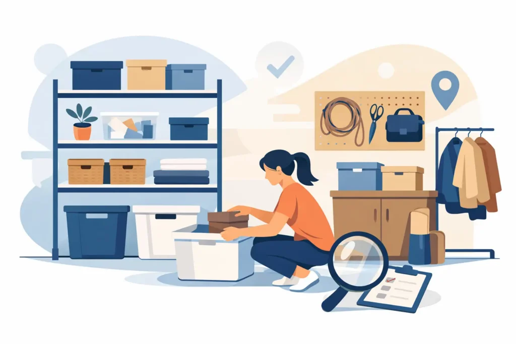 How to Organise Stored Items Properly