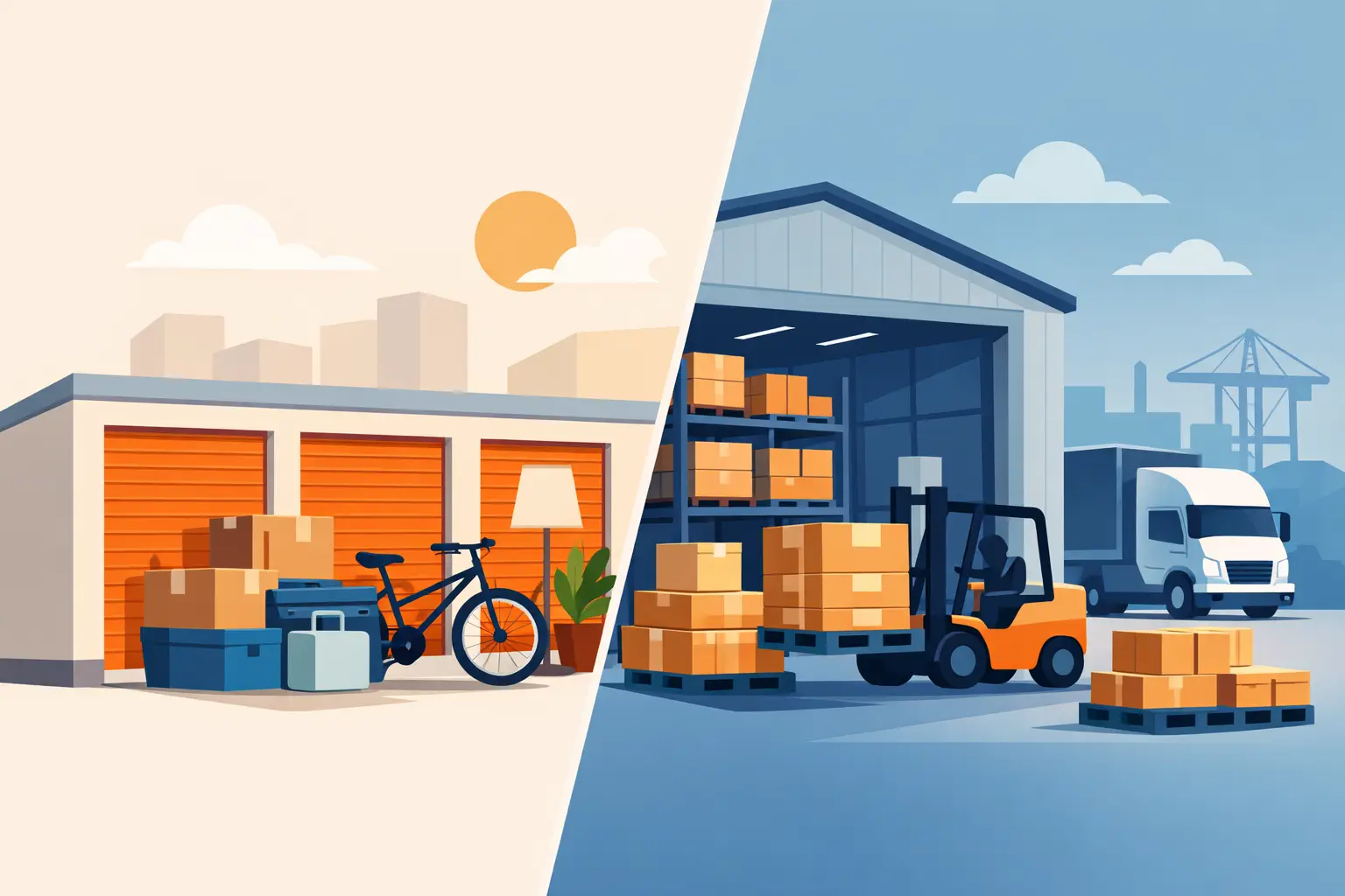 Self Storage vs Warehouse Space